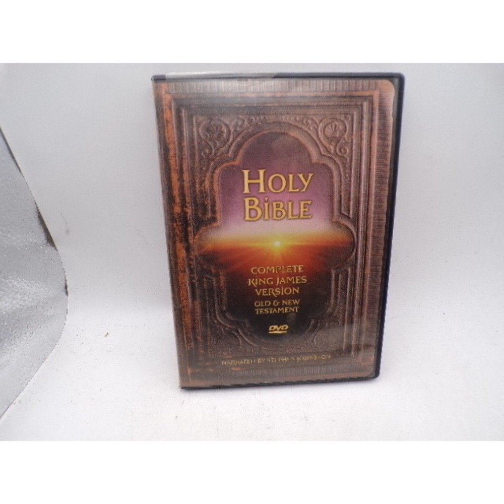 Holy Bible Complete King James Version KJV DVD Old New Testament Stephen Johnsto
